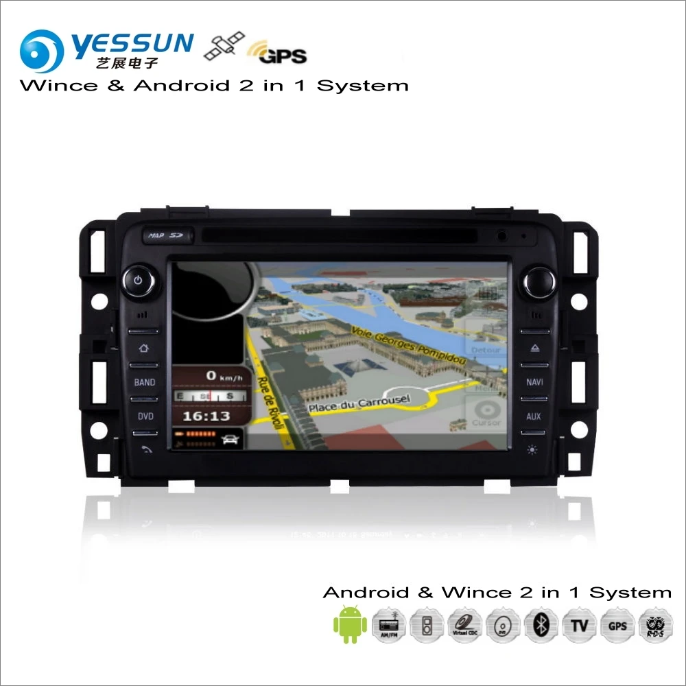 YESSUN For GMC Acadia 20122013 Car Android Multimedia Radio CD DVD