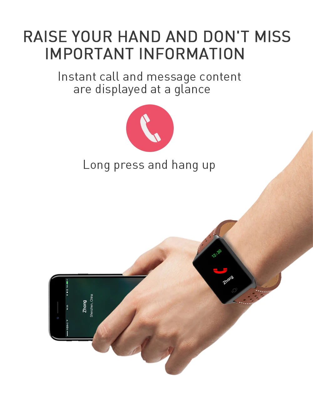 LYKL CK19 Смарт часы кожаный ремешок IP67 Водонепроницаемый Bluetooth Спорт Smartband сердечного ритма мониторинг здоровья наручные часы
