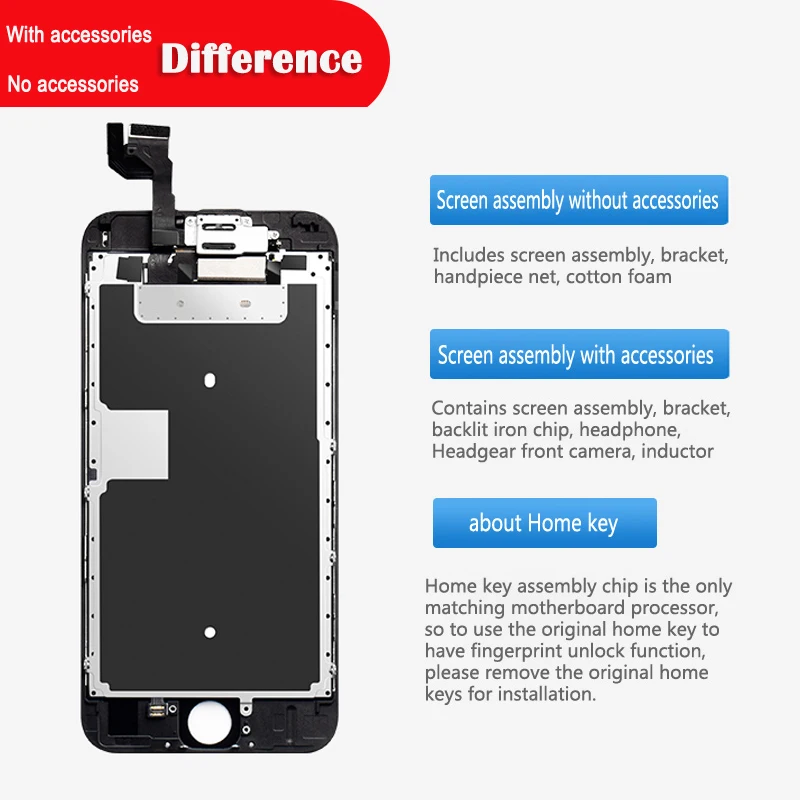 ЖК дисплей NOHON для iPhone 6 Plus экран с рамкой и 3D дигитайзером в сборе AAAA мобильный