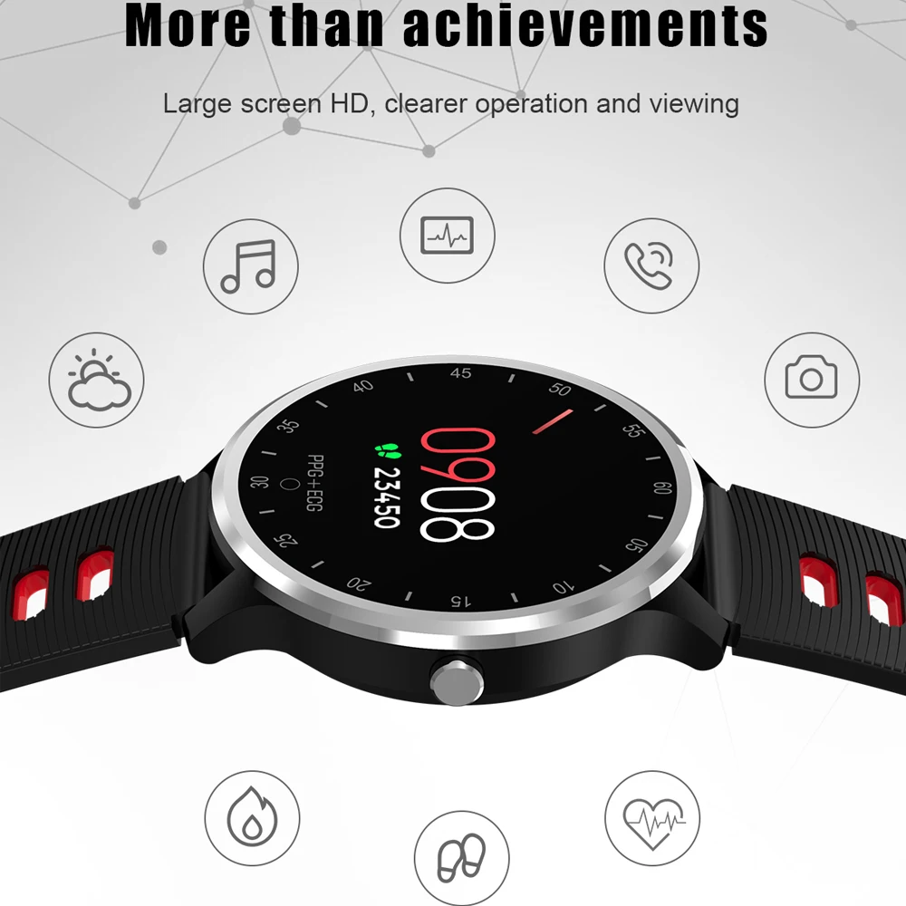 Smart Watch 2019 Waterproof ECG PPG Heart Rate Blood Pressure Reminder Display A9 Smart Watch Fitness Sport Smartwatch