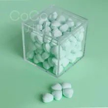 Cocostyles пользовательские Эстет небольшой пустой прозрачный акриловый конфеты упаковка подарочная коробка для карамель Фэнтези свадьбы дверь подарочной коробке