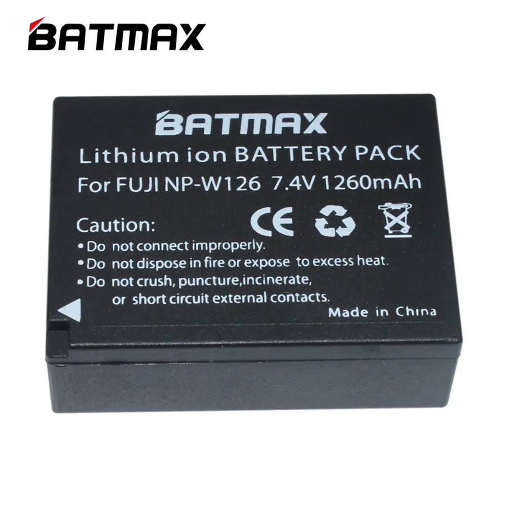 Np-W126 Batteria (1260Mah) W126 Batterie Per Fujifilm X-E1 Xe1 X-E2 Xe2 X-A1 X-M1 X-M2 X-T1 Xt1 X-Pro1 Xpro1 Hs33 Hs30 Hs50 Exr