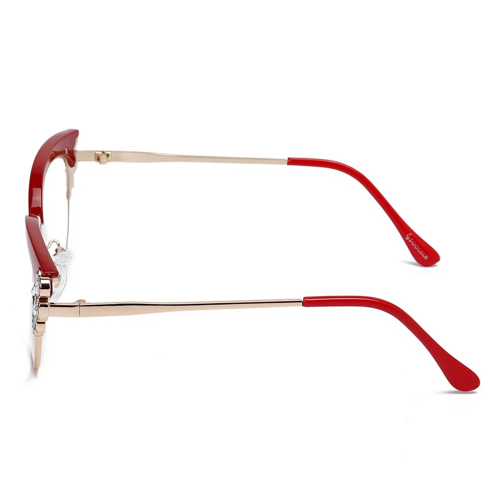 Lesov Роскошные Кристальные очки для чтения, женские металлические оправы, стразы, очки для дальнозоркости, модные очки 1,0-4,0, очки