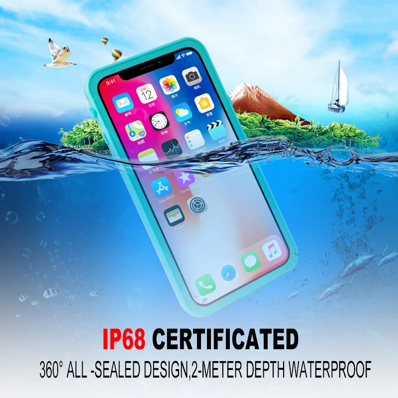 for iPhone X waterproof case (4)