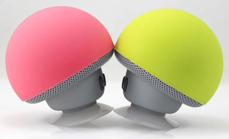 Мини Портативный Bluetooth динамик мультфильм Грибная головка присоска телефон