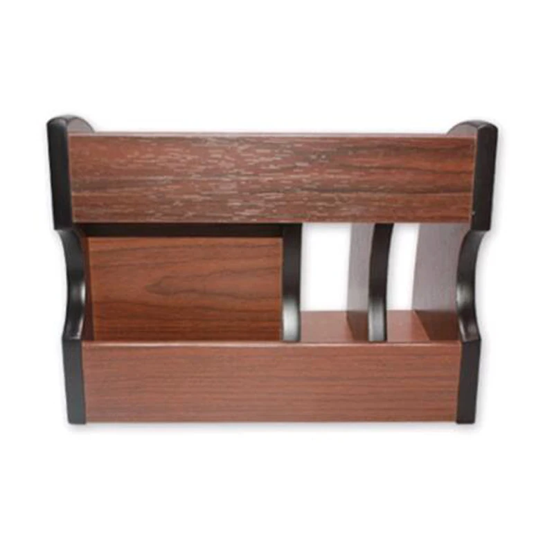 Fine Wool 6 Blocks Cherry Wood Parallel-Chord Holder Desktop Storage Box Finishing Storage Box
