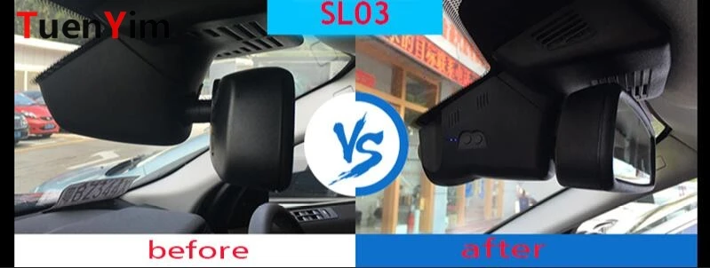 Двойной объектив Видеорегистраторы для автомобилей Wi-Fi видеокамера с Регистраторы для Land Rover Аврора /Discovery Sport Dash Cam Камера