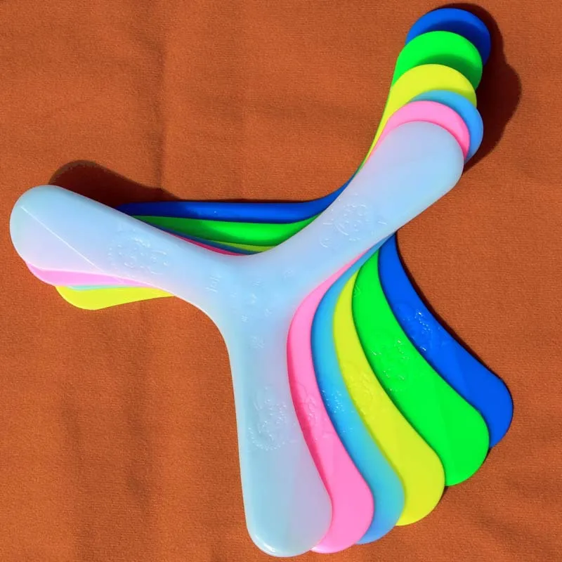 

Colors Boomerang outdoor fun sports Luminous Outdoor Park special flying Toys Flying Disk flying saucer Solid color