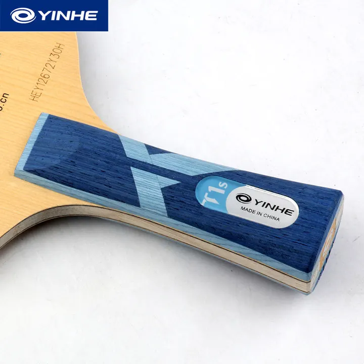 YINHE T-1S Настольный теннис Blade (T1S, 3 + 2 Хиноки углерода, Шлягер Структура) T1 ракетки пинг-понг весла битой весло