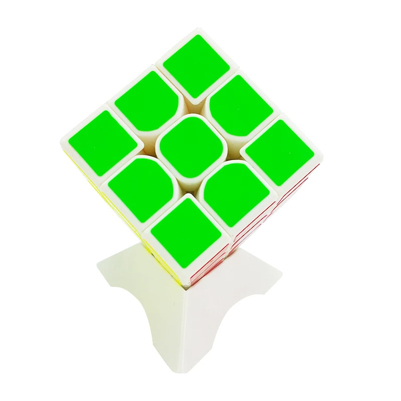 3x3x3 волшебный куб головоломка твист развивающие игрушки белая наклейка Классическая Базовая игра скоростной Куб игрушки для детей подарочная коробка для детей