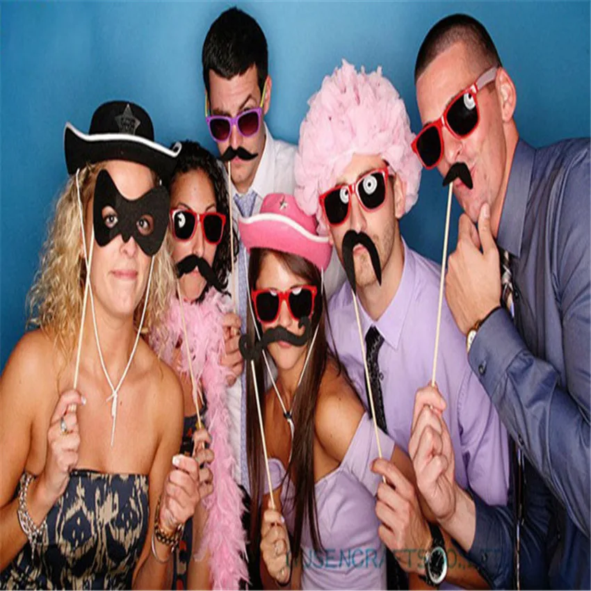 22 шт. реквизит для фотостудии mr mrs Lips свадебной вечеринки фотосессии Банни Маска