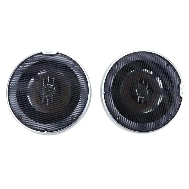 VODOOL 2pcs 5inch 300W High Power Coaxial Car Loud Speakers with LED