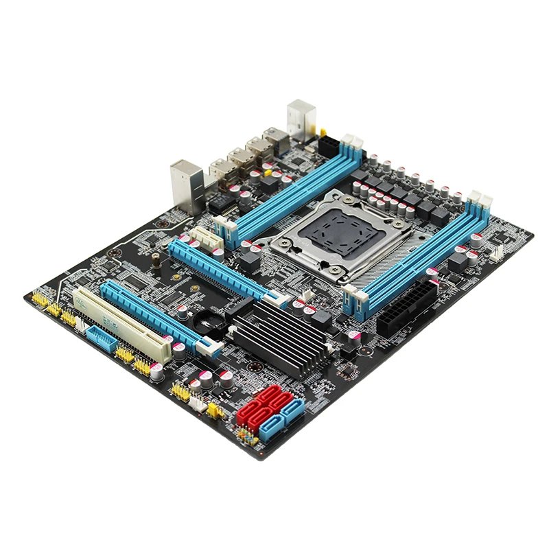 X79 материнская плата LGA 2011 слот PCI-E16X M.2 поддерживает память ECC Reg и процессор Ксеон E5 SATA3 USB2.0 4DDR3