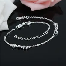 Цепочка из стерлингового серебра 925 пробы Женская Очаровательная цепочка модная Серебряная цепочка ювелирный подарок jl004