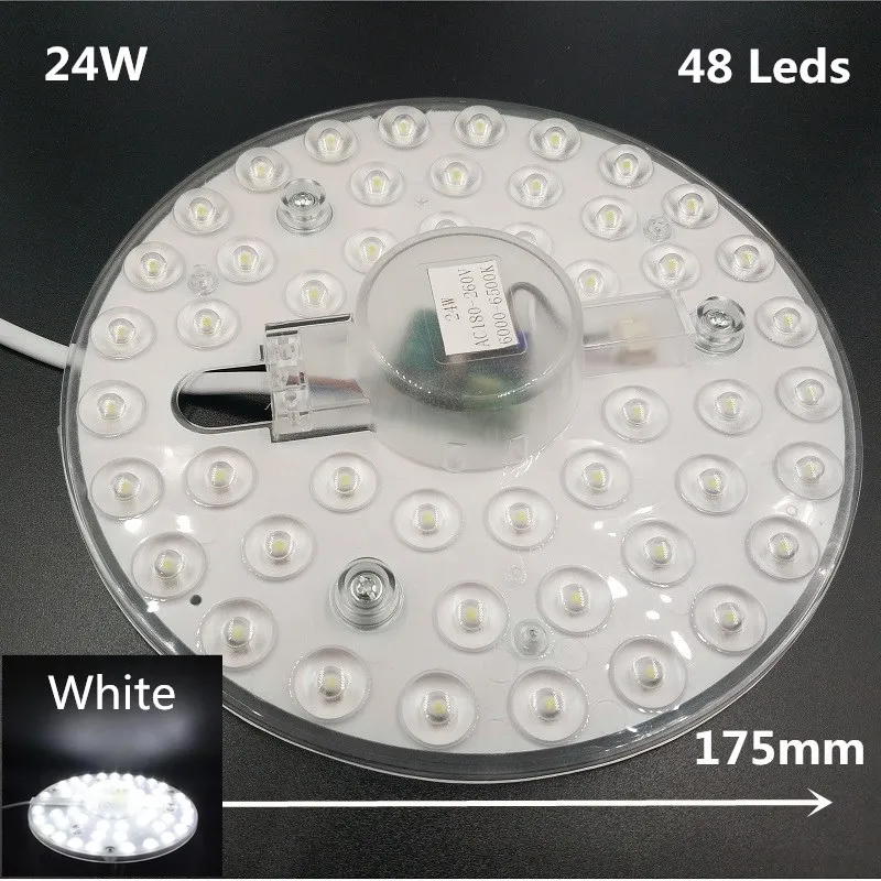 12 Вт 18 Вт 24 Вт 36 Вт Светодиодная панель светильник 5730SMD поверхностного монтажа светодиодные светильники теплый белый Природа белый чистый белый светильник AC165-265V - Испускаемый цвет: 24W White
