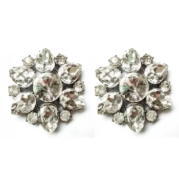 

Shoe Clip DIY Shoes Floral Glitter Rhinestone Charms Fashion Luxury Decoration Clips Buckle Clothing Handbag Hat Ornament Decor