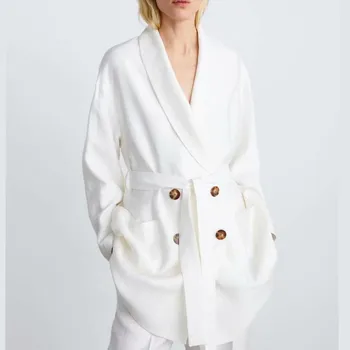 

Blazer Women Fashion Runway Designers Double Breasted Elegant Long Sleeve 2020 New Blazers and Jackets Suit Coat Blaser Femme