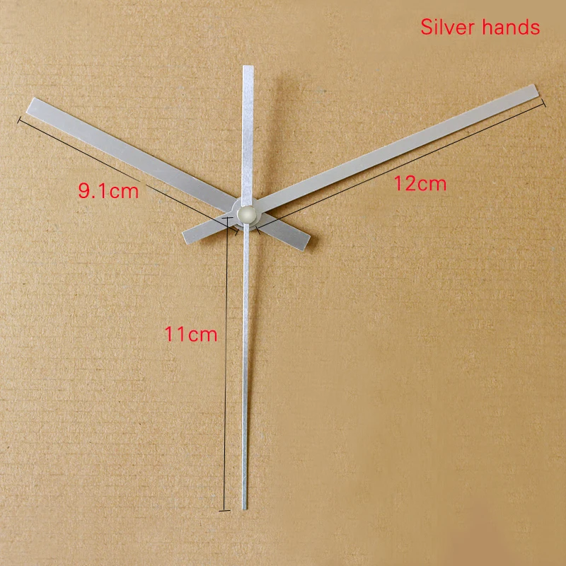 100 наборов ритмичный вал серебряные часы стрелки модель "сделай | Детали и аксессуары для часов -32732451446