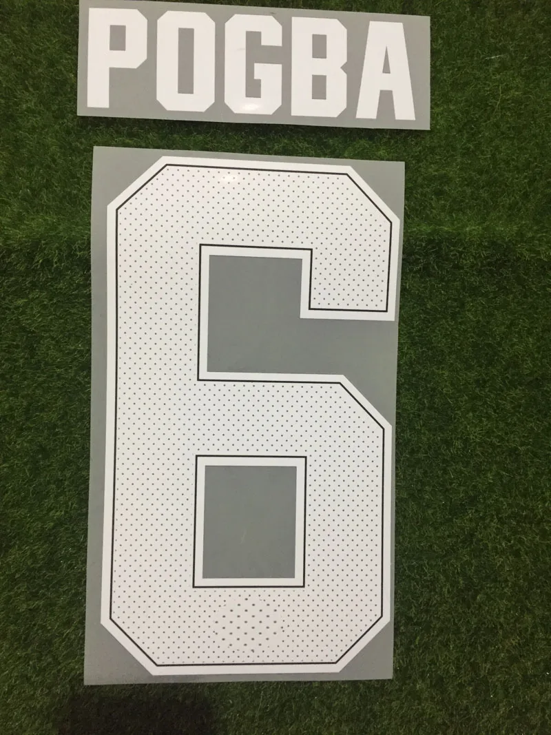 2017 2018 UCL Ibrahimovic Nameset POGBA Rashford Carrick de Gea mata LUKAKU печать устойчивая стирка