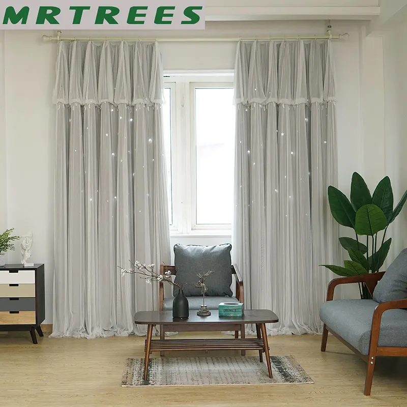 Современные Плотные Шторы MRTREES для гостиной детской спальни оконные шторы дома
