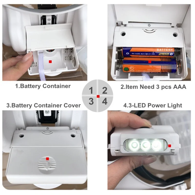 1.5X до 13.0X светильник ed голова увеличительное стекло козырек гарнитура с светильник головная повязка Лупа ручки Луп-бесплатно для близкой работы