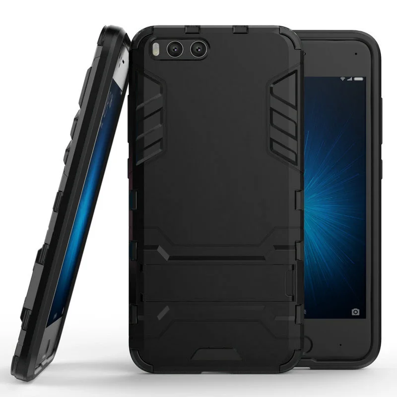 

for Xiaomi Mi6 Shockproof Stand Hard case for Xiaomi Mi 6 pro 6GB 64GB 128GB Combo Armor shell iron Man Back cover