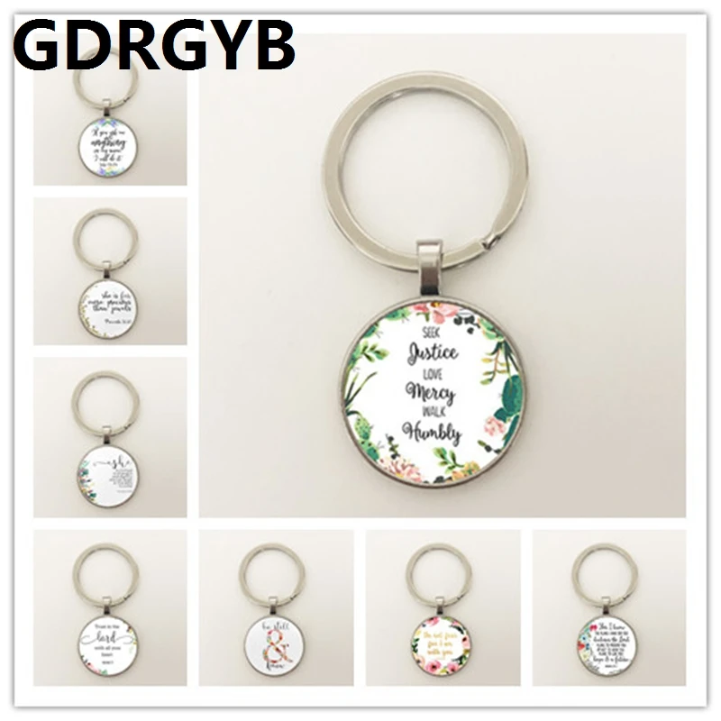 Кольцо GDRGYB классическое с цитатой из Псалма библейских стихов ювелирных изделий