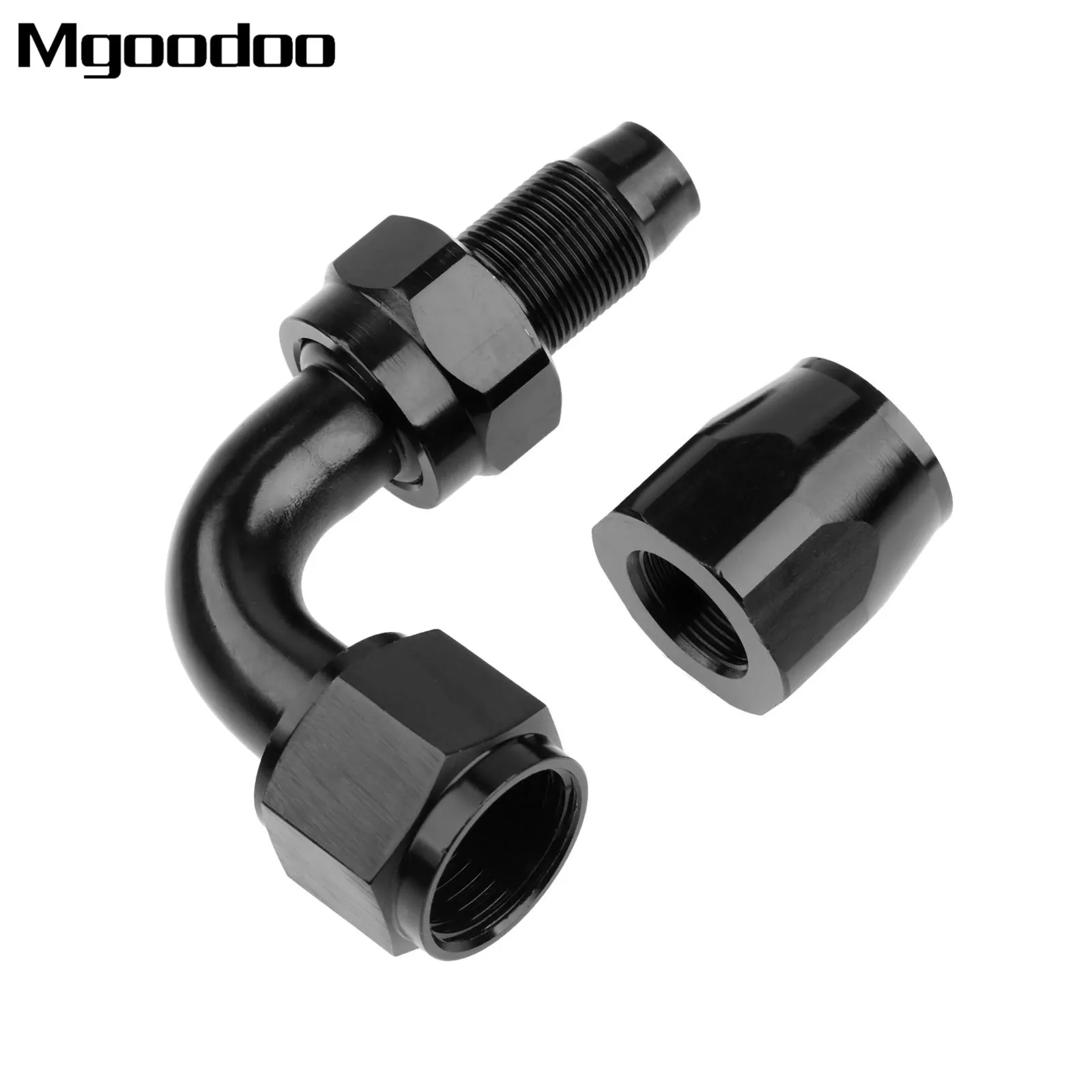

10AN AN10 Swivel Seal Fitting Black Oil Cooler Aluminum 90 Degree Swivel Oil Fuel Fitting Adaptor High Quality Reusable Hose End