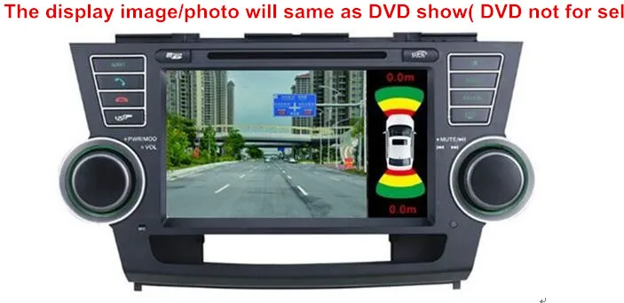 remote control OEM PARKING SENSOR parktronic 8 radar system +front / back visible camera parktronic system image as for BMW