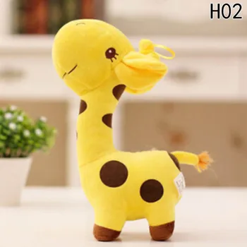 

18cm Unisex Cute Gift Plush Giraffe Soft Toy Animal Dear Doll Baby Kid Child Christmas Birthday Happy Colorful Gifts 6 colors