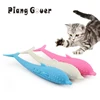 Jouet pour chat en Silicone souple, forme à la menthe, poisson et herbe aux chats, brosse à dents pour nettoyer les dents pour animaux de compagnie ► Photo 1/6