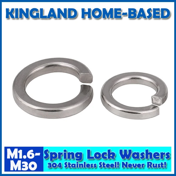 Gb T93 Single Coil Spring Lock Washers Normal Type 304 Stainless