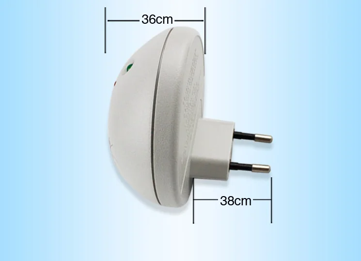 2 X AOSION Крытый отпугиватель тараканов электромагнитных волн для отталкивания Чейз муравьев пауков блох жуков Отпугиватель вредителей ЕС вилка