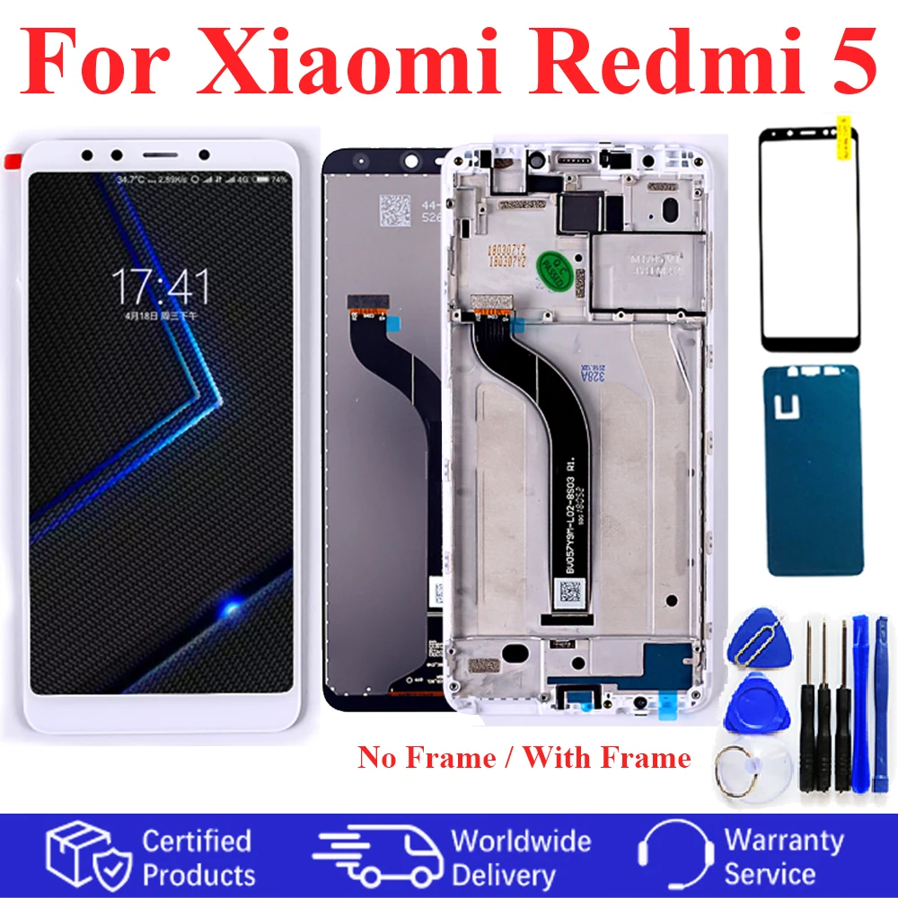 Качество AAA 5 7 дюймовый ЖК дисплей для Xiaomi Redmi сенсорный экран 100% протестированный