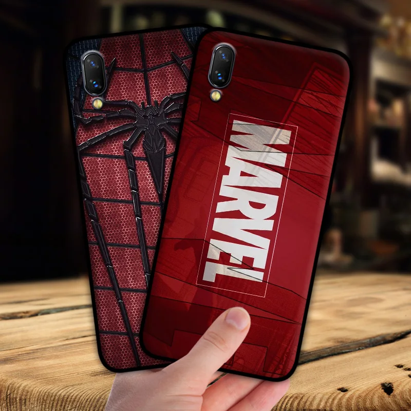 

mosirui for Vivo nex S case Marvel hero Deadpool Spiderman Black Panther Hulk Silicone soft shell black Matte Phone Case