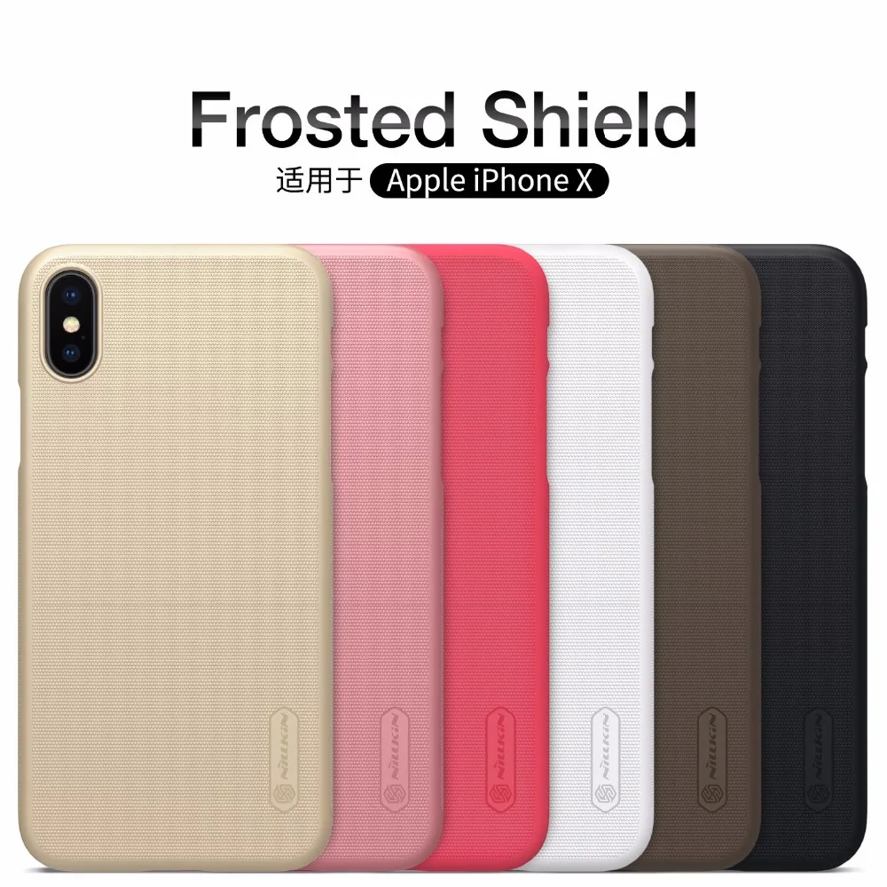 Чехол Nillkin для iPhone X 5 8 дюйма матовый однотонный чехол iphone x | Мобильные телефоны и