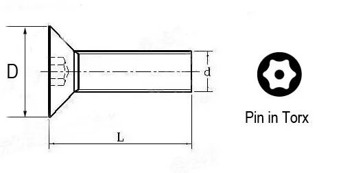 Chine Micro vis sans fil à tête de douille torx M1.4 personnalisée