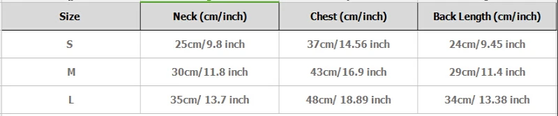 size chart 1
