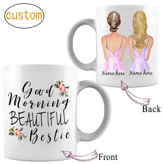 Personalized Funny Good Morning Coffee Mug Best Friend Birthday