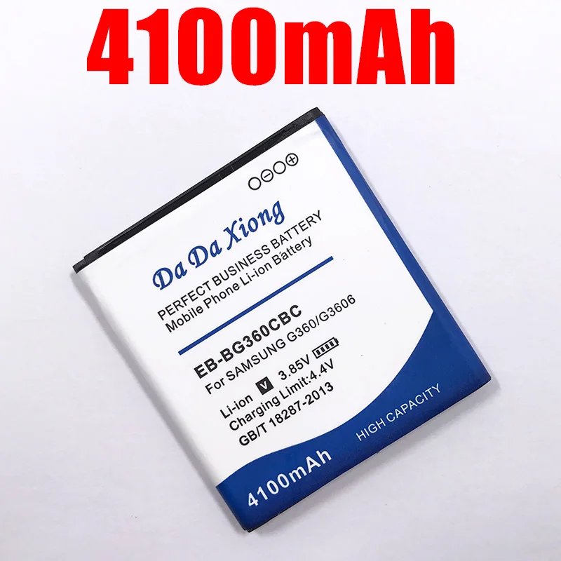 

4100mAh EB-BG360BBE EB-BG360CBC Battery for Samsung Galaxy Core Prime G360 G3608 G3606 G3609 Galaxy J2 Win 2 Duos TV SM-G360BT