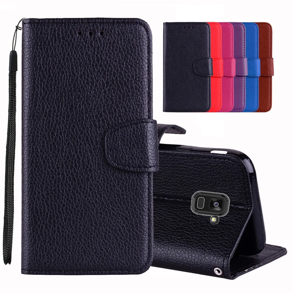 

1pcs/lot free shipping With Photo Frame Case Soft TPU + PULeather Lychee Wallet Case For Samsung S9 S9PLUS A5 A8 A8 PLUS 2018