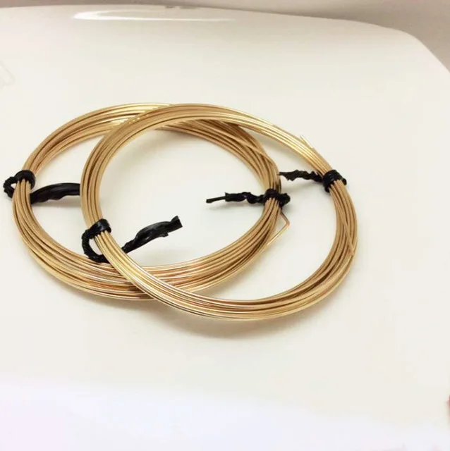

IB3714 Gold filled soft wire high grade copper material not fade 1.02mm 2meter DIY jewelry accessories wholesale