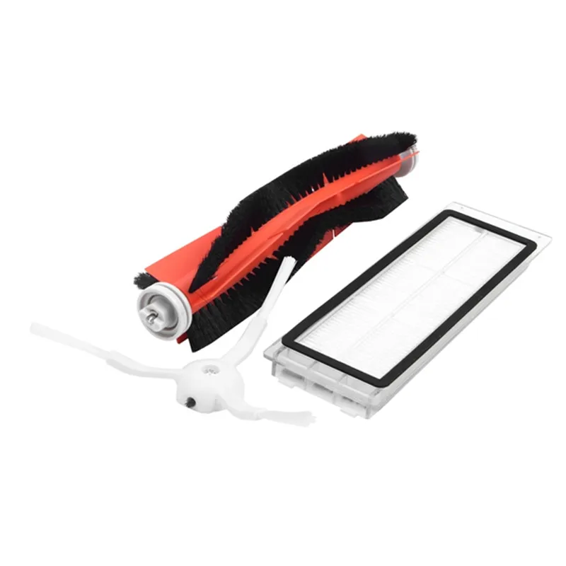 

New 2PCS Hepa Filter+4PCS Side Brush+1PCS Main Brush Suitable For Xiaomi Mi Robot Vacuum Cleaner Parts Accessories