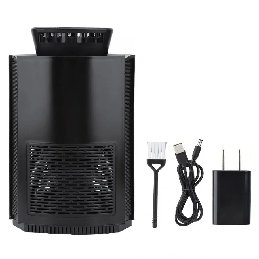 

100-240V Electric LED Mosquito Killer Lamp USB Light Radiationless Pest Bug Zapper With US Plug
