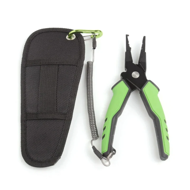 

2019 New color Multifunctional Aluminum Fishing Pliers set with fishing lip grip Libra & Fishing pliers Tackles