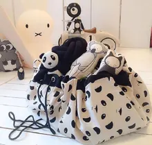 Picnic Baby Blanket Play Mat Toys Organizer Box Practical Storage Bags for Baby Multi Functional Portable