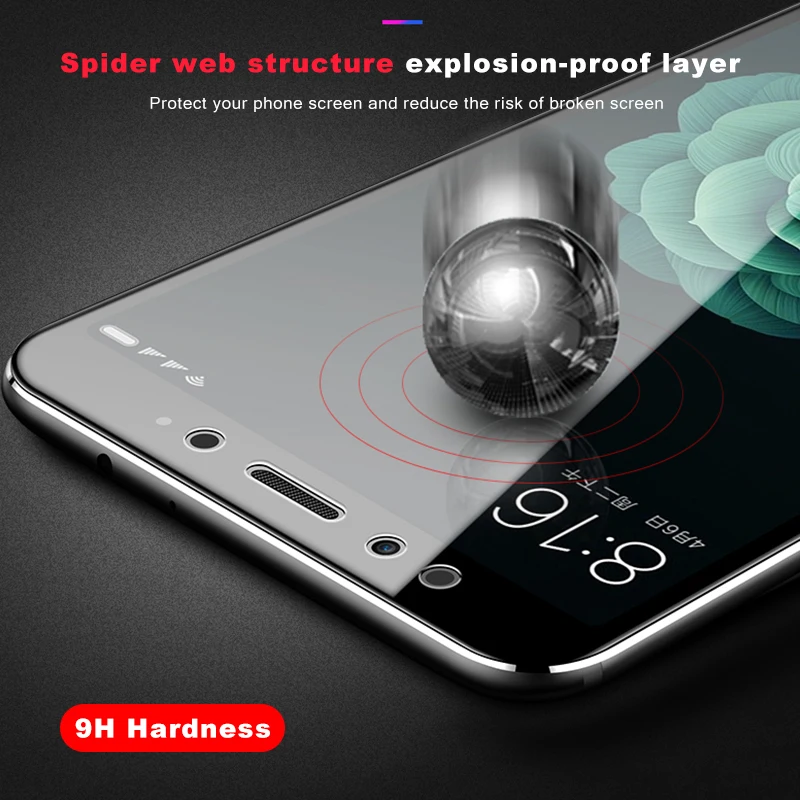 5D изогнутое стекло для Redmi Note 7 Pro Полное клеевое Покрытие Закаленное Xiaomi 6 5 6A Mi 9 8