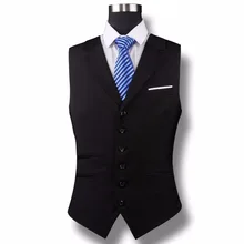 Custom Made Black Slim Fit Groom Vests Wedding Prom Dinner Party Suit Waistcoat For Men Best Man Vest Coletes chaleco hombre