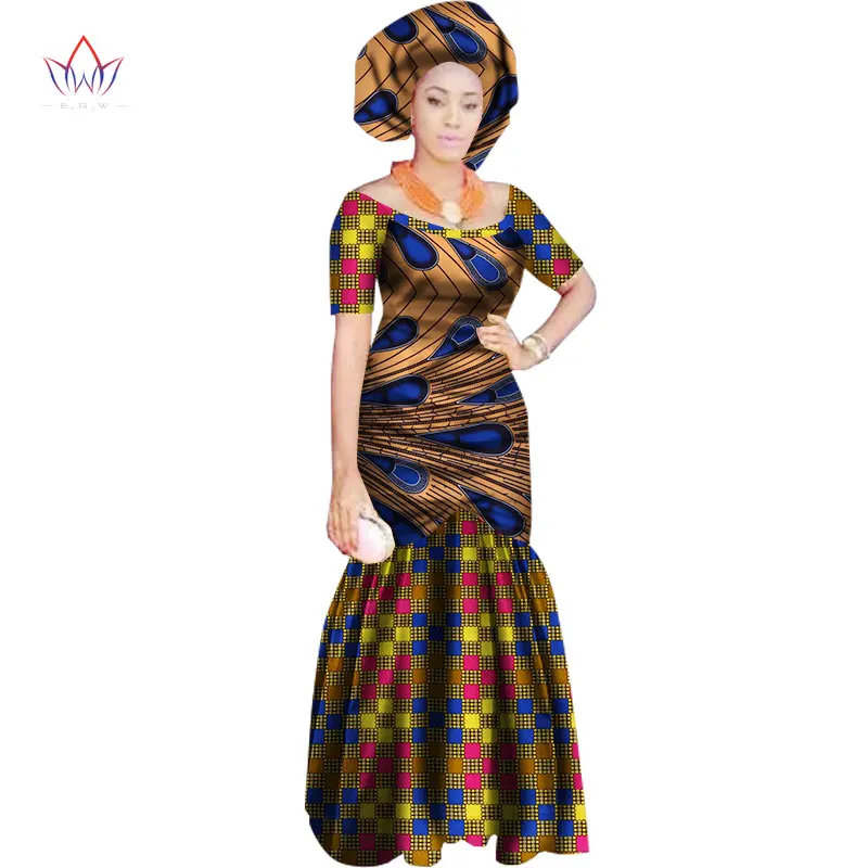 Летние платья с круглым вырезом, большие размеры, Женская традиционная африканская модная одежда, Дашики, облегающее сексуальное