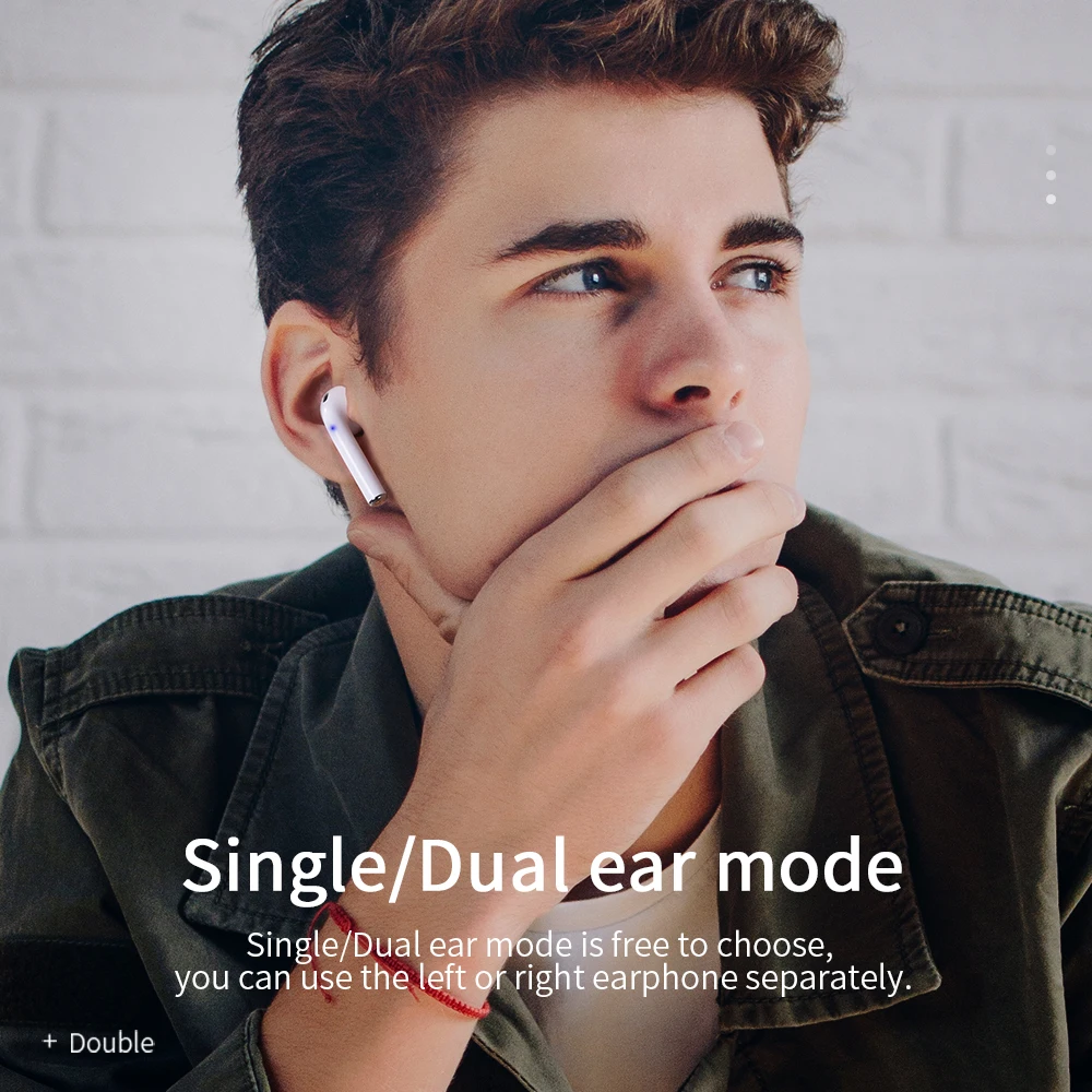  HOCO ES26 Mini Bluetooth Earphones Stereo Bass Wireless Bluetooth 5.0 Headset Earbuds Charging Box  - 33036774591